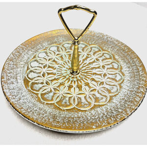 Stangl Tidbit Serving Tray Handle Vtg Circa 1958 Excellent Condition 10.5" Candy